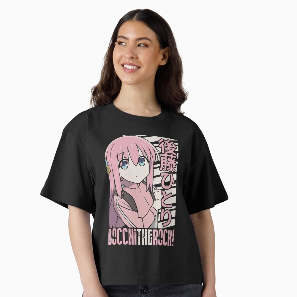 Bocchi the Rock T-shirt – Cutie Guitar Girl Print 3 - Bocchi the Rock Merch c2 - Bocchi the Rock Merch