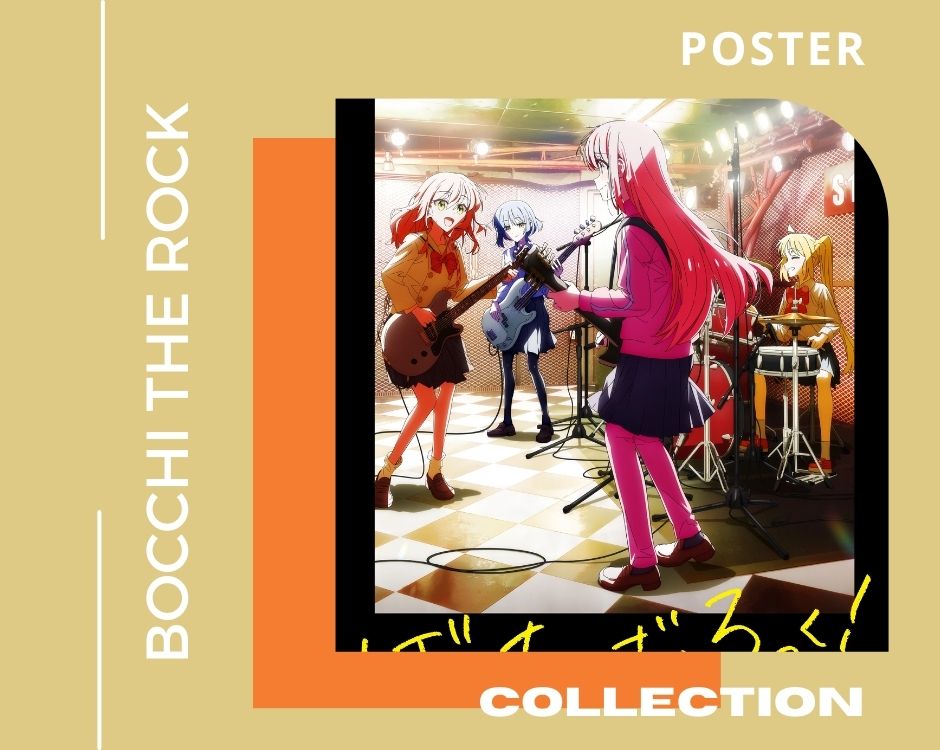 No No edit bocchi the rock poster - Bocchi the Rock Merch