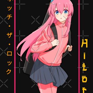 Hitori goto -bocchi the rock Pullover Hoodie RB2706 5 - Bocchi the Rock Merch artwork Offical bocchi the rock Merch