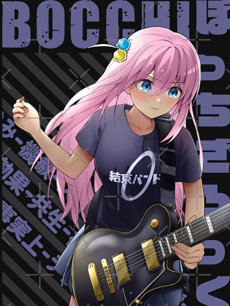 Bocchi the Rock! - Hitori Gotou Pullover Hoodie RB2706 3 - Bocchi the Rock Merch artwork Offical bocchi the rock Merch