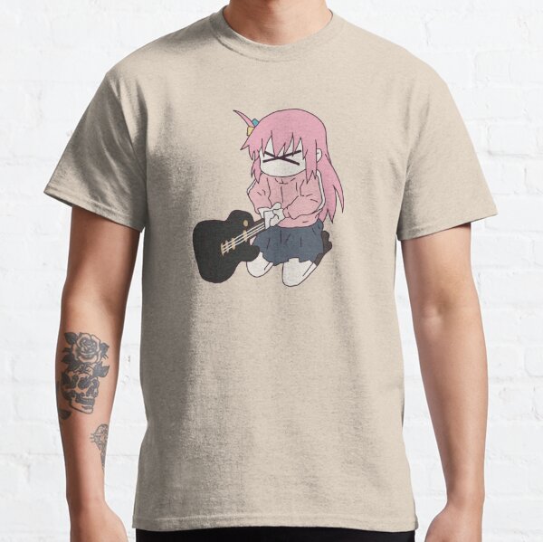 Bocchi the rock hitori goto guitar Classic T-Shirt RB2706 product Offical bocchi the rock Merch