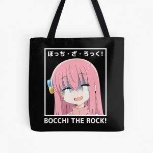 Bocchi the Rock! - Bocchi  Crying All Over Print Tote Bag RB2706 product Offical bocchi the rock Merch