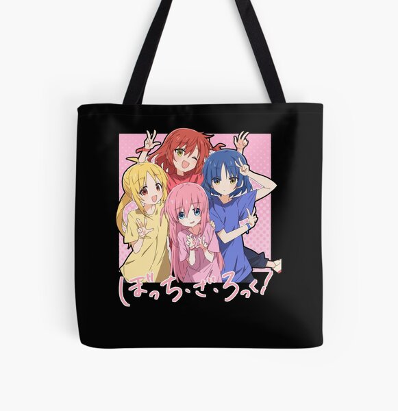 Bocchi the Rock All Over Print Tote Bag RB2706 product Offical bocchi the rock Merch