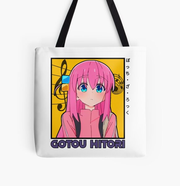Hitori goto bocchi the rock All Over Print Tote Bag RB2706 product Offical bocchi the rock Merch