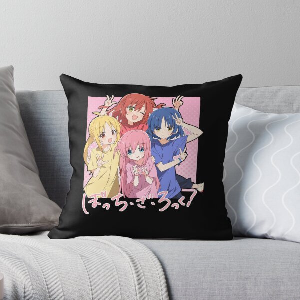 Bocchi the Rock Throw Pillow RB2706 product Offical bocchi the rock Merch