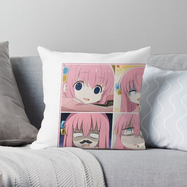 Bocchi the Rock Throw Pillow RB2706 product Offical bocchi the rock Merch