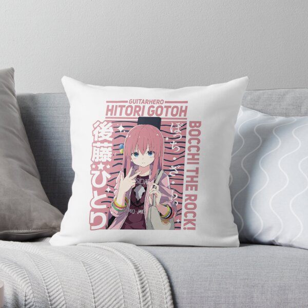 Bocchi the Rock Throw Pillow RB2706 product Offical bocchi the rock Merch