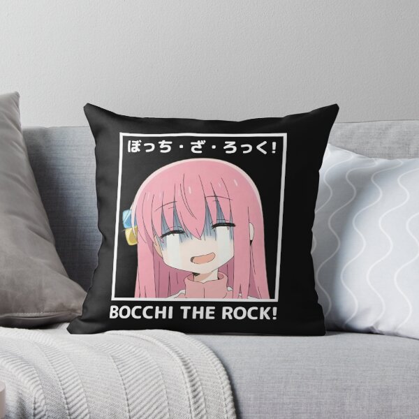 Bocchi the Rock! - Bocchi  Crying Throw Pillow RB2706 product Offical bocchi the rock Merch