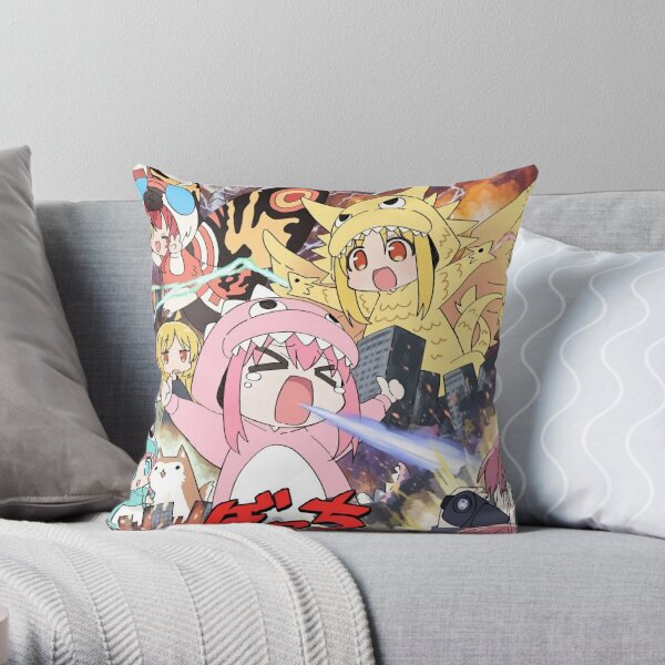Bocchi the Rock Chibi Throw Pillow RB2706 product Offical bocchi the rock Merch