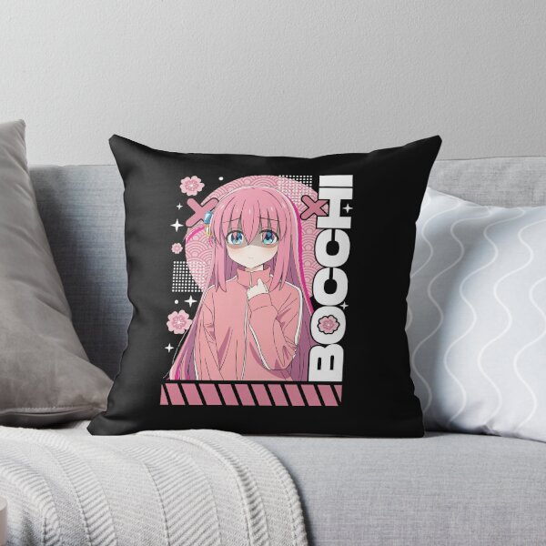 Bocchi the Rock Throw Pillow RB2706 product Offical bocchi the rock Merch