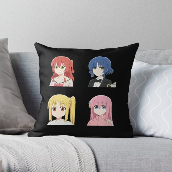 Bocchi the Rock Throw Pillow RB2706 product Offical bocchi the rock Merch