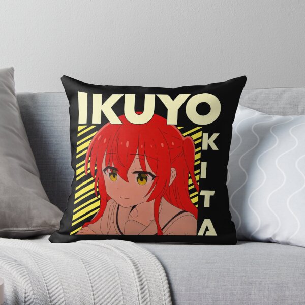 Ikuyo kita - bocchi the rock Throw Pillow RB2706 product Offical bocchi the rock Merch