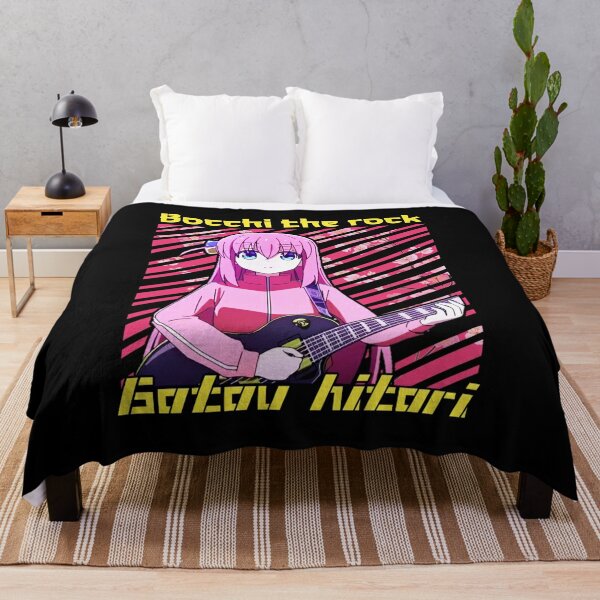 Hitori goto bocchi the rock Throw Blanket RB2706 product Offical bocchi the rock Merch