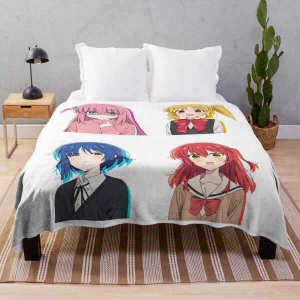 Bocchi the Rock Pack Throw Blanket RB2706 product Offical bocchi the rock Merch