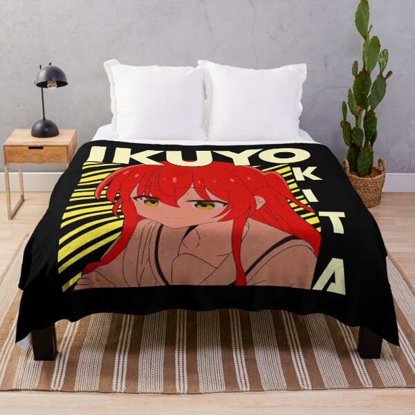 Ikuyo kita - bocchi the rock Throw Blanket RB2706 product Offical bocchi the rock Merch