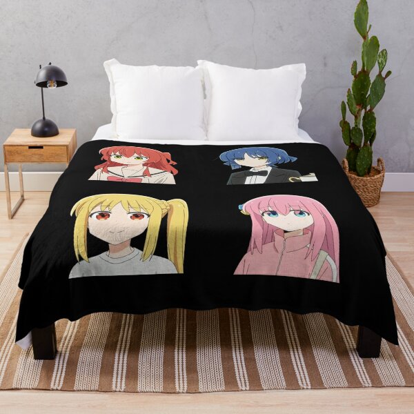 Bocchi the Rock Throw Blanket RB2706 product Offical bocchi the rock Merch
