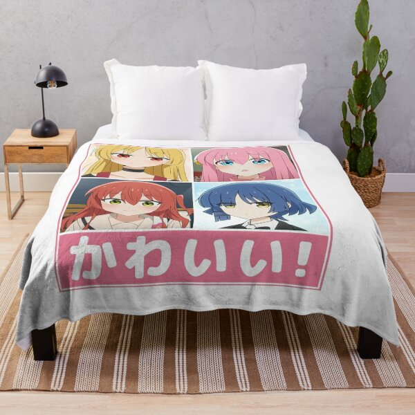 Bocchi the Rock Throw Blanket RB2706 product Offical bocchi the rock Merch