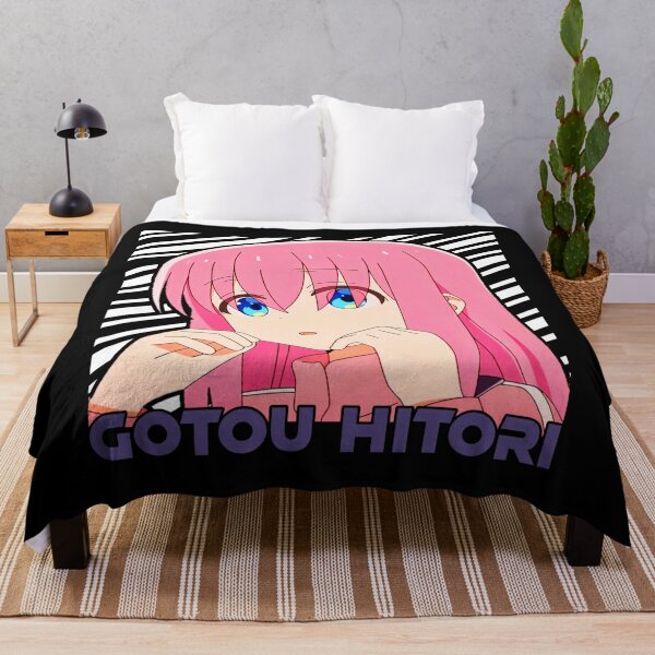 Hitori gotou bocchi the rock Throw Blanket RB2706 product Offical bocchi the rock Merch
