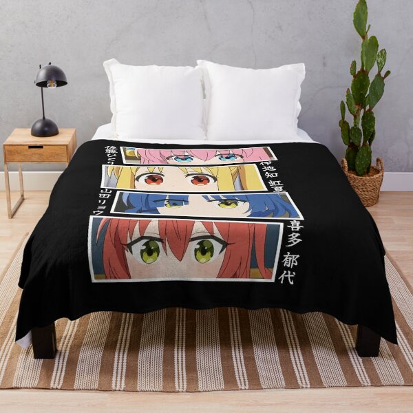Bocchi the Rock Eyes Throw Blanket RB2706 product Offical bocchi the rock Merch