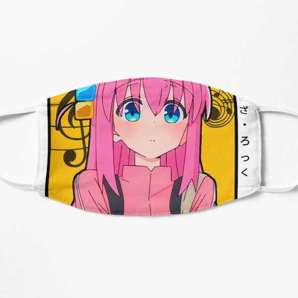 Hitori goto bocchi the rock Flat Mask RB2706 product Offical bocchi the rock Merch