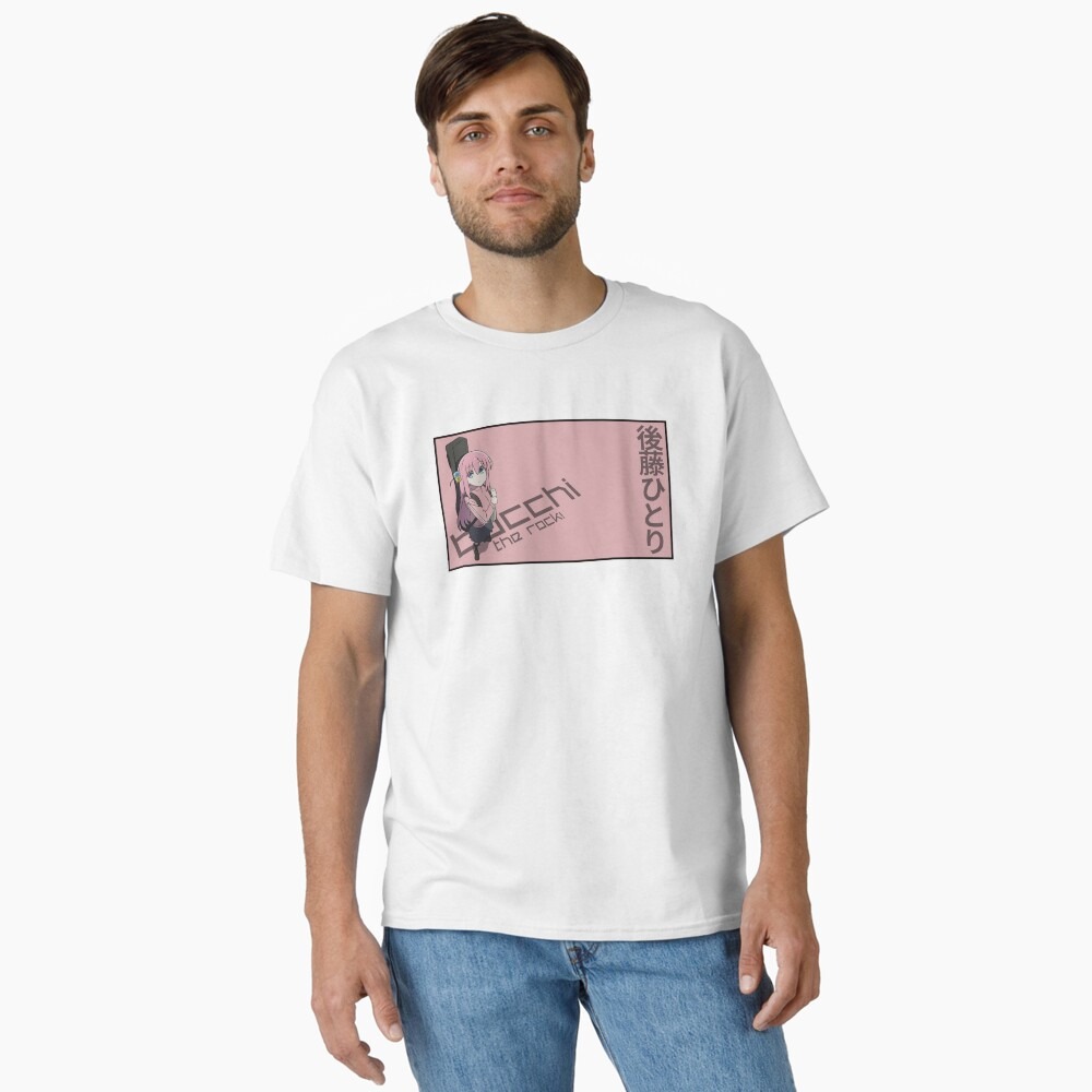 Bocchi the Rock T-shirt – Bocchi Cute Band Guitar Classic Tee 4 - Bocchi the Rock Merch e3 - Bocchi the Rock Merch